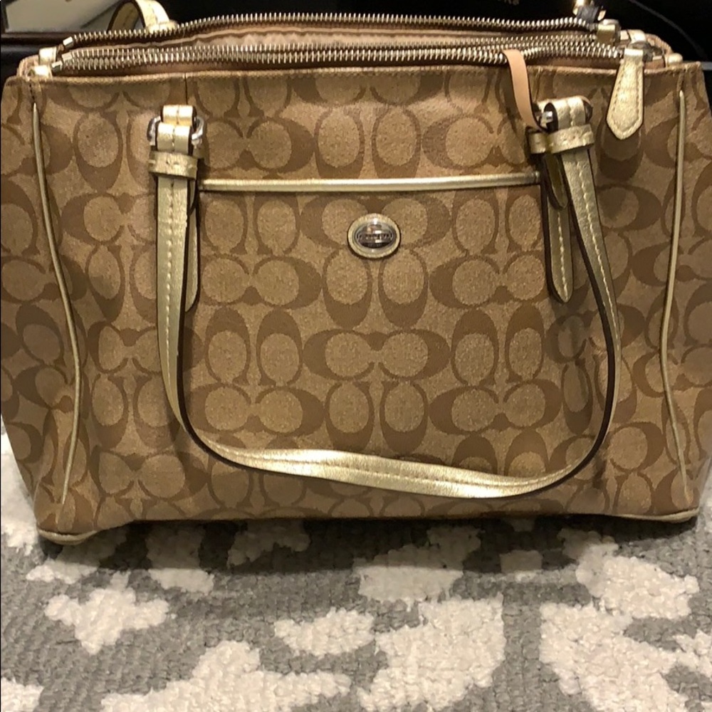 Gold Coach Purse
